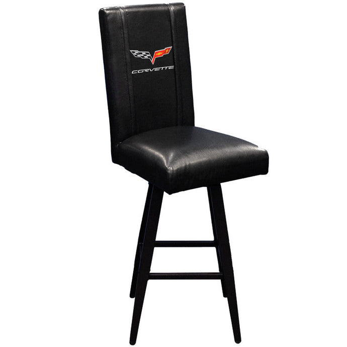 Swivel Bar Stool 2000 With Corvette C6 Logo
