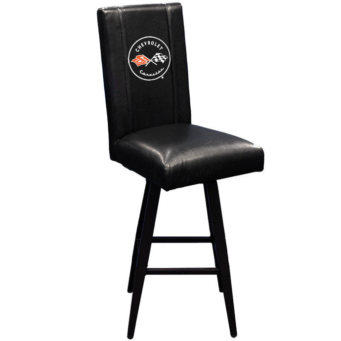 Swivel Bar Stool 2000 With Corvette C1 Logo