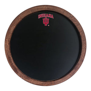 Indiana Hoosiers: Chalkboard "Faux" Barrel Top Sign - The Fan-Brand