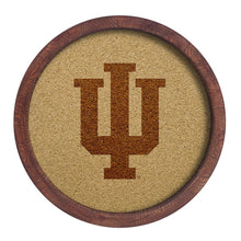 Load image into Gallery viewer, Indiana Hoosiers: &quot;Faux&quot; Barrel Framed Cork Board - The Fan-Brand