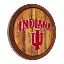 Load image into Gallery viewer, Indiana Hoosiers: &quot;Faux&quot; Barrel Top Sign - The Fan-Brand