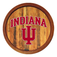 Load image into Gallery viewer, Indiana Hoosiers: &quot;Faux&quot; Barrel Top Sign - The Fan-Brand