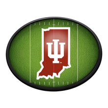 Load image into Gallery viewer, Indiana Hoosiers: On the 50 - Oval Slimline Lighted Wall Sign - The Fan-Brand