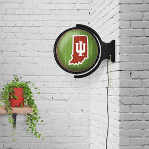 Indiana Hoosiers: On the 50 - Rotating Lighted Wall Sign - The Fan-Brand