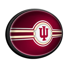 Load image into Gallery viewer, Indiana Hoosiers: Oval Slimline Lighted Wall Sign - The Fan-Brand