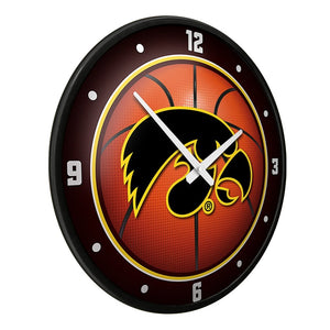Iowa Hawkeyes: Basketball - Modern Disc Wall Clock - The Fan-Brand