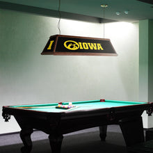 Load image into Gallery viewer, Iowa Hawkeyes: Block I - Premium Wood Pool Table Light - The Fan-Brand