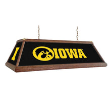 Load image into Gallery viewer, Iowa Hawkeyes: Block I - Premium Wood Pool Table Light - The Fan-Brand