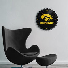 Load image into Gallery viewer, Iowa Hawkeyes: Bottle Cap Wall Clock - The Fan-Brand