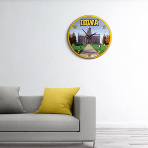 Iowa Hawkeyes: Capital - Modern Disc Wall Clock - The Fan-Brand
