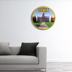 Iowa Hawkeyes: Capital - Round Modern Disc Wall Sign - The Fan-Brand