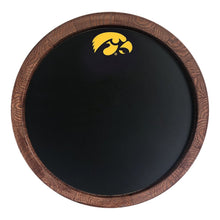 Load image into Gallery viewer, Iowa Hawkeyes: Chalkboard &quot;Faux&quot; Barrel Top Sign - The Fan-Brand