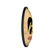 Load image into Gallery viewer, Iowa Hawkeyes: Hardwood - Oval Slimline Lighted Wall Sign - The Fan-Brand