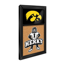 Load image into Gallery viewer, Iowa Hawkeyes: Herky - Cork Note Board - The Fan-Brand