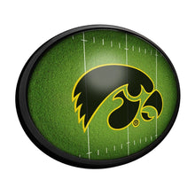 Load image into Gallery viewer, Iowa Hawkeyes: On the 50 - Oval Slimline Lighted Wall Sign - The Fan-Brand