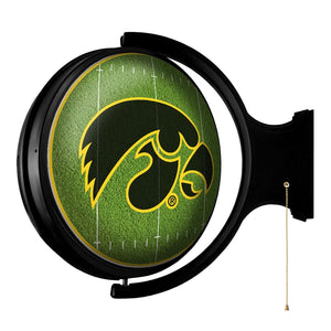 Iowa Hawkeyes: On the 50 - Rotating Lighted Wall Sign - The Fan-Brand