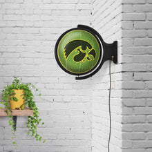 Load image into Gallery viewer, Iowa Hawkeyes: On the 50 - Rotating Lighted Wall Sign - The Fan-Brand