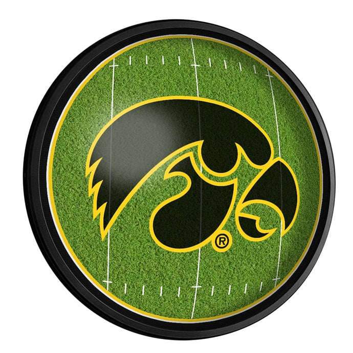 Iowa Hawkeyes: On the 50 - Slimline Lighted Wall Sign - The Fan-Brand