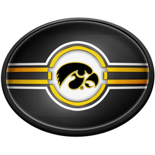 Load image into Gallery viewer, Iowa Hawkeyes: Oval Slimline Lighted Wall Sign - The Fan-Brand