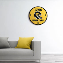 Load image into Gallery viewer, Iowa Hawkeyes: Vintage - Modern Disc Wall Clock - The Fan-Brand