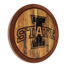 Load image into Gallery viewer, Iowa State Cyclones: Branded &quot;Faux&quot; Barrel Top Sign - The Fan-Brand