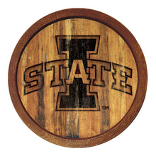 Load image into Gallery viewer, Iowa State Cyclones: Branded &quot;Faux&quot; Barrel Top Sign - The Fan-Brand