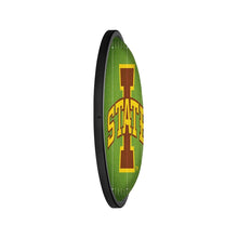Load image into Gallery viewer, Iowa State Cyclones: On the 50 - Oval Slimline Lighted Wall Sign - The Fan-Brand