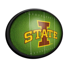 Load image into Gallery viewer, Iowa State Cyclones: On the 50 - Oval Slimline Lighted Wall Sign - The Fan-Brand