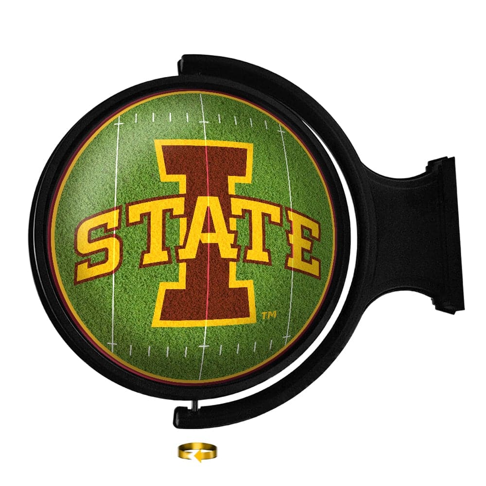 Iowa State Cyclones: On the 50 - Rotating Lighted Wall Sign - The Fan-Brand