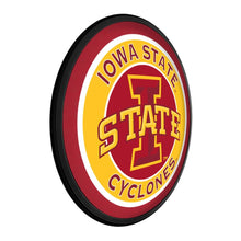 Load image into Gallery viewer, Iowa State Cyclones: Round Slimline Lighted Wall Sign - The Fan-Brand