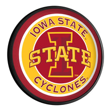 Load image into Gallery viewer, Iowa State Cyclones: Round Slimline Lighted Wall Sign - The Fan-Brand