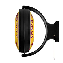 Load image into Gallery viewer, Iowa State Cyclones: Swoop - Original Round Rotating Lighted Wall Sign - The Fan-Brand