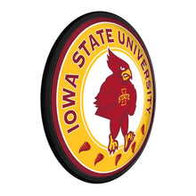 Load image into Gallery viewer, Iowa State Cyclones: Swoop - Round Slimline Lighted Wall Sign - The Fan-Brand