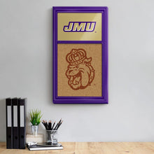 Load image into Gallery viewer, James Madison Dukes: Dual Logos - Cork Note Board - The Fan-Brand