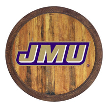 Load image into Gallery viewer, James Madison Dukes: &quot;Faux&quot; Barrel Top Sign - The Fan-Brand