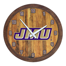 Load image into Gallery viewer, James Madison Dukes: &quot;Faux&quot; Barrel Top Wall Clock - The Fan-Brand