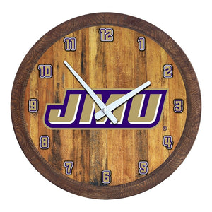 James Madison Dukes: "Faux" Barrel Top Wall Clock - The Fan-Brand