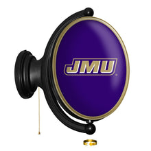 Load image into Gallery viewer, James Madison Dukes: Original Oval Rotating Lighted Wall Sign - The Fan-Brand