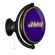 Load image into Gallery viewer, James Madison Dukes: Original Oval Rotating Lighted Wall Sign - The Fan-Brand