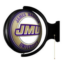 Load image into Gallery viewer, James Madison Dukes: Original Round Rotating Lighted Wall Sign - The Fan-Brand
