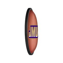 Load image into Gallery viewer, James Madison Dukes: Pigskin - Oval Slimline Lighted Wall Sign - The Fan-Brand