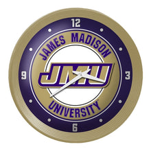Load image into Gallery viewer, James Madison Dukes: Ribbed Frame Wall Clock - The Fan-Brand