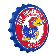 Load image into Gallery viewer, Kansas Jayhawks: Bottle Cap Wall Sign - The Fan-Brand