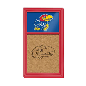 Kansas Jayhawks: Jayhawk - Cork Note Board - The Fan-Brand