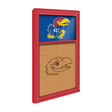 Load image into Gallery viewer, Kansas Jayhawks: Jayhawk - Cork Note Board - The Fan-Brand