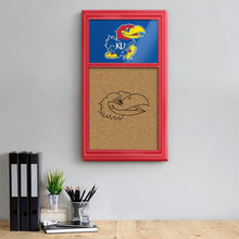 Load image into Gallery viewer, Kansas Jayhawks: Jayhawk - Cork Note Board - The Fan-Brand