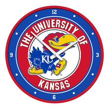 Load image into Gallery viewer, Kansas Jayhawks: Modern Disc Wall Clock - The Fan-Brand