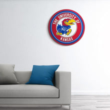 Load image into Gallery viewer, Kansas Jayhawks: Modern Disc Wall Sign - The Fan-Brand