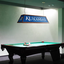 Load image into Gallery viewer, Kansas Jayhawks: Premium Wood Pool Table Light - The Fan-Brand