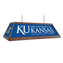 Load image into Gallery viewer, Kansas Jayhawks: Premium Wood Pool Table Light - The Fan-Brand